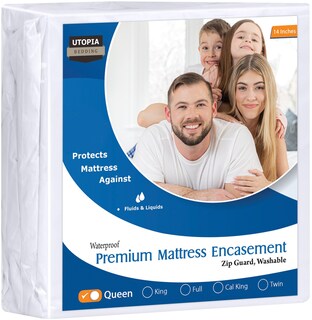 Foto 1 | Funda de Colchón Utopia Bedding Premium Impermeable Bed Bug Queen - Venta Internacional