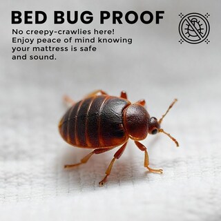 Foto 4 | Funda de Colchón Utopia Bedding Premium Impermeable Bed Bug Queen - Venta Internacional