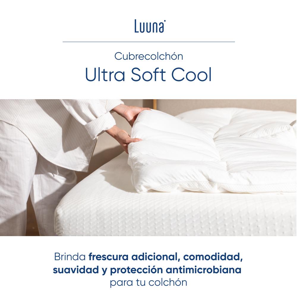 Foto 2 | Cubre Colchón Ultra Soft Cool Luuna Frescura y Suavidad a tu Colchón Antimircrobiano Individual