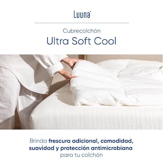 Foto 2 | Cubre Colchón Ultra Soft Cool Luuna Frescura y Suavidad a tu Colchón Antimircrobiano Individual