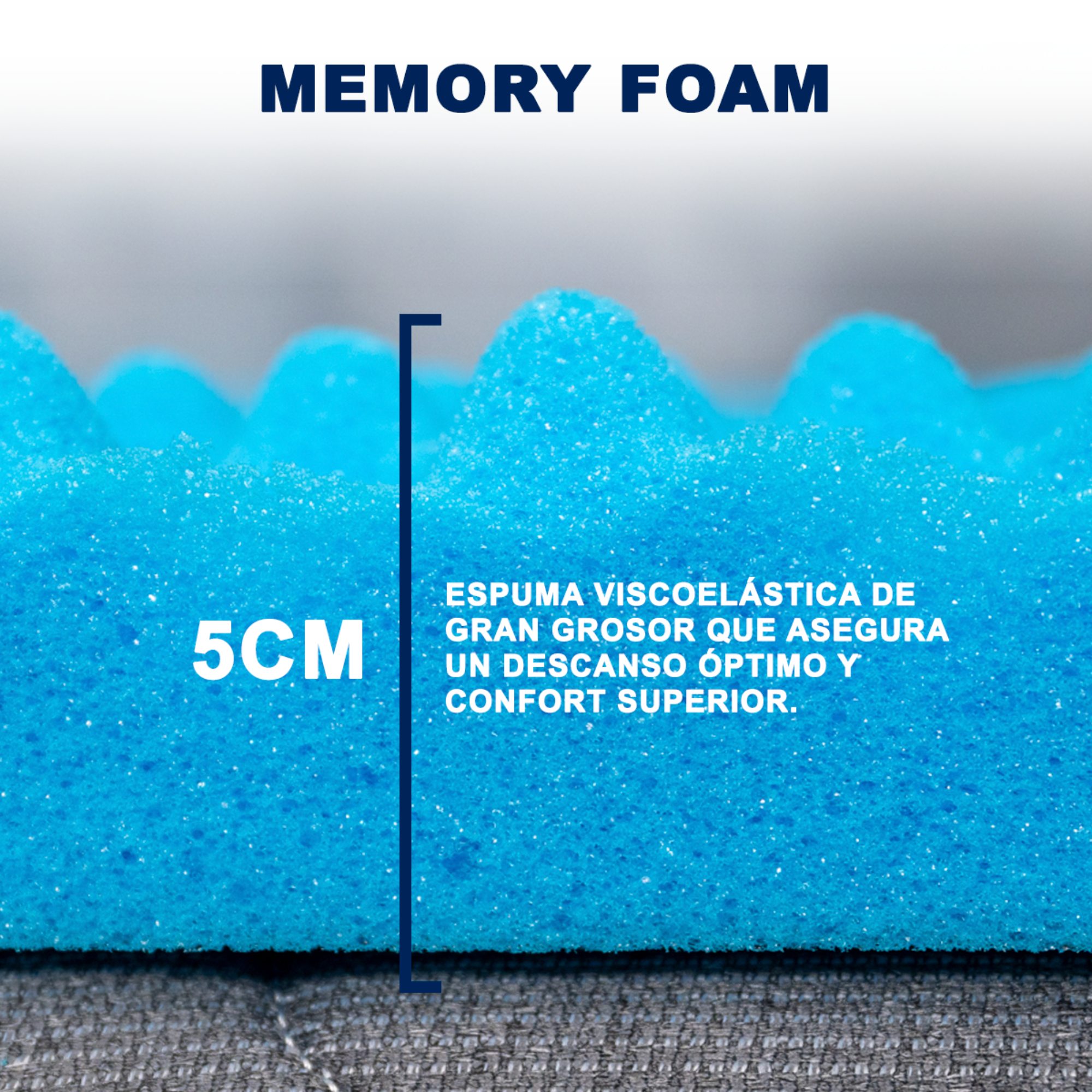 Foto 4 pulgar | Colchoneta De Memory Foam Queen Size Con Infusión Gel Atlas