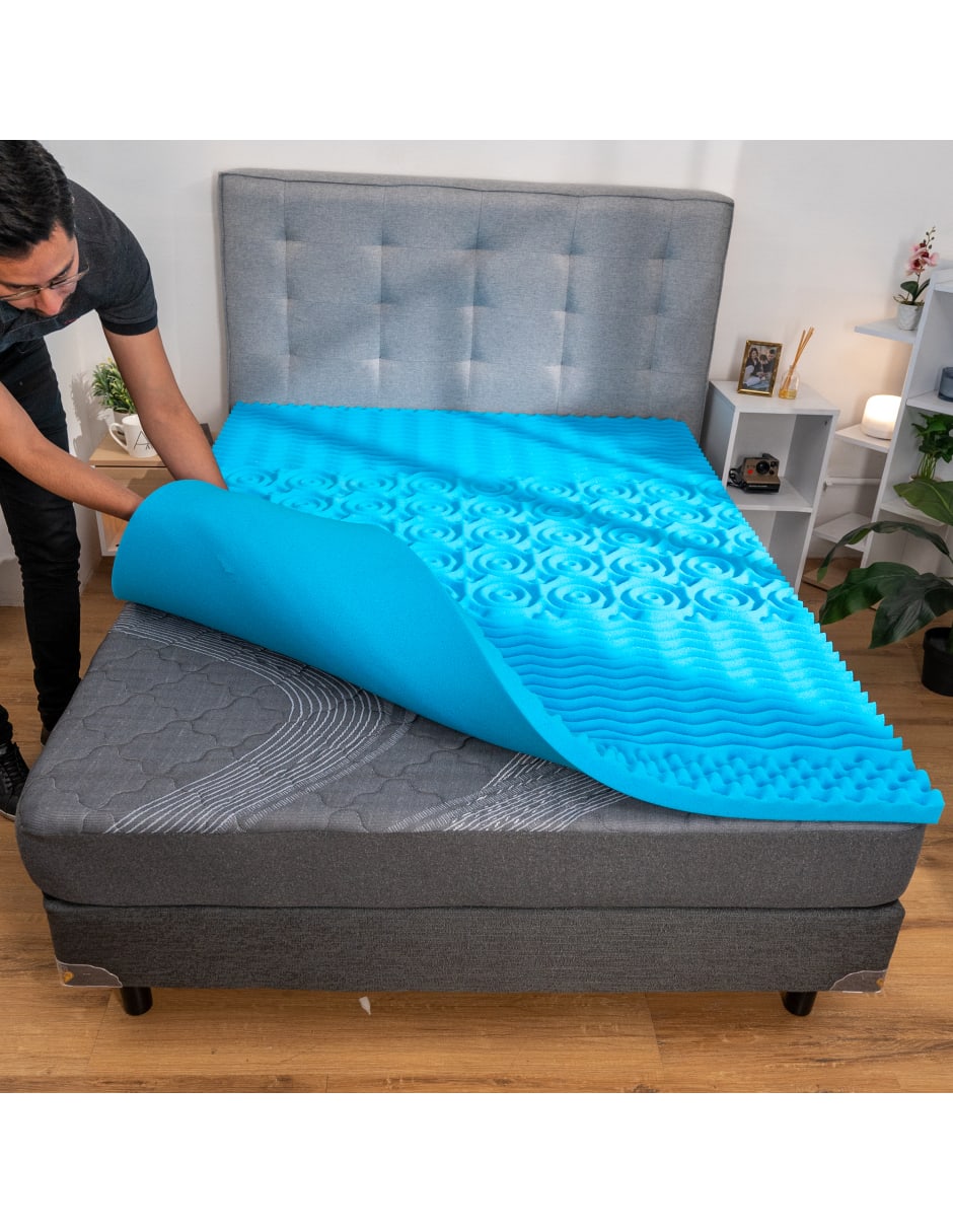 Foto 2 | Colchoneta De Memory Foam King Size Con Infusión Gel Atlas