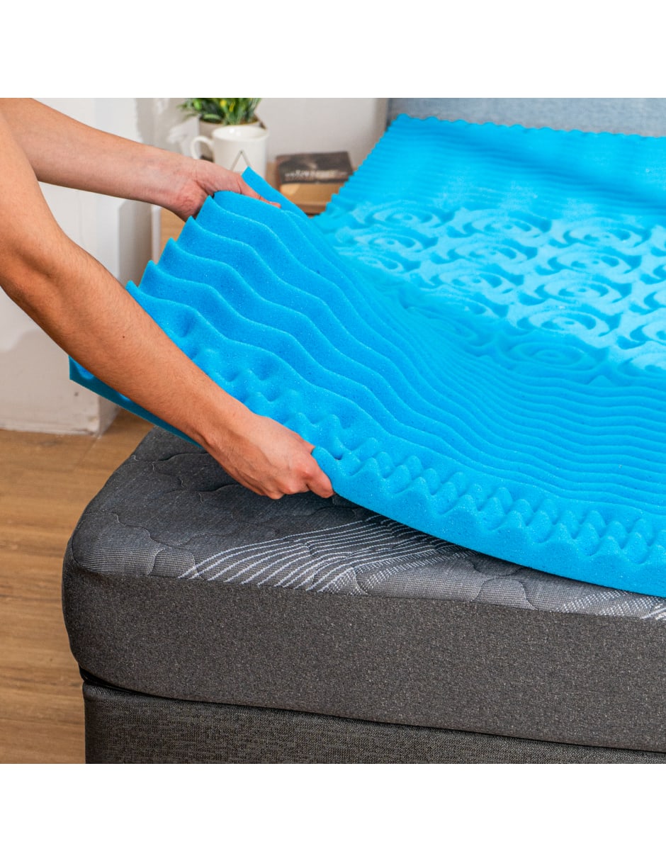 Foto 4 pulgar | Colchoneta De Memory Foam King Size Con Infusión Gel Atlas