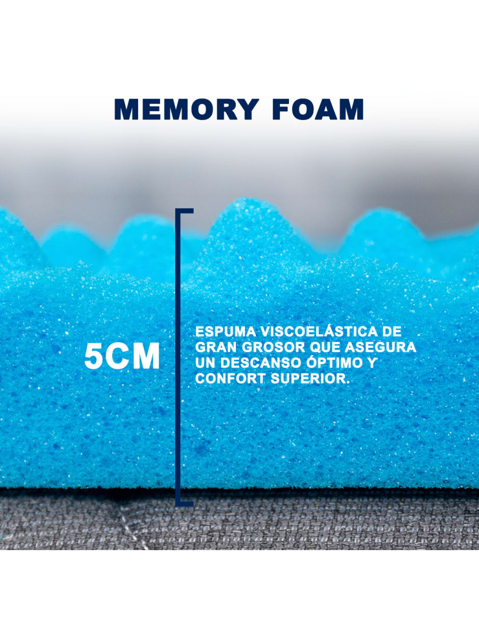Foto 5 | Colchoneta De Memory Foam King Size Con Infusión Gel Atlas