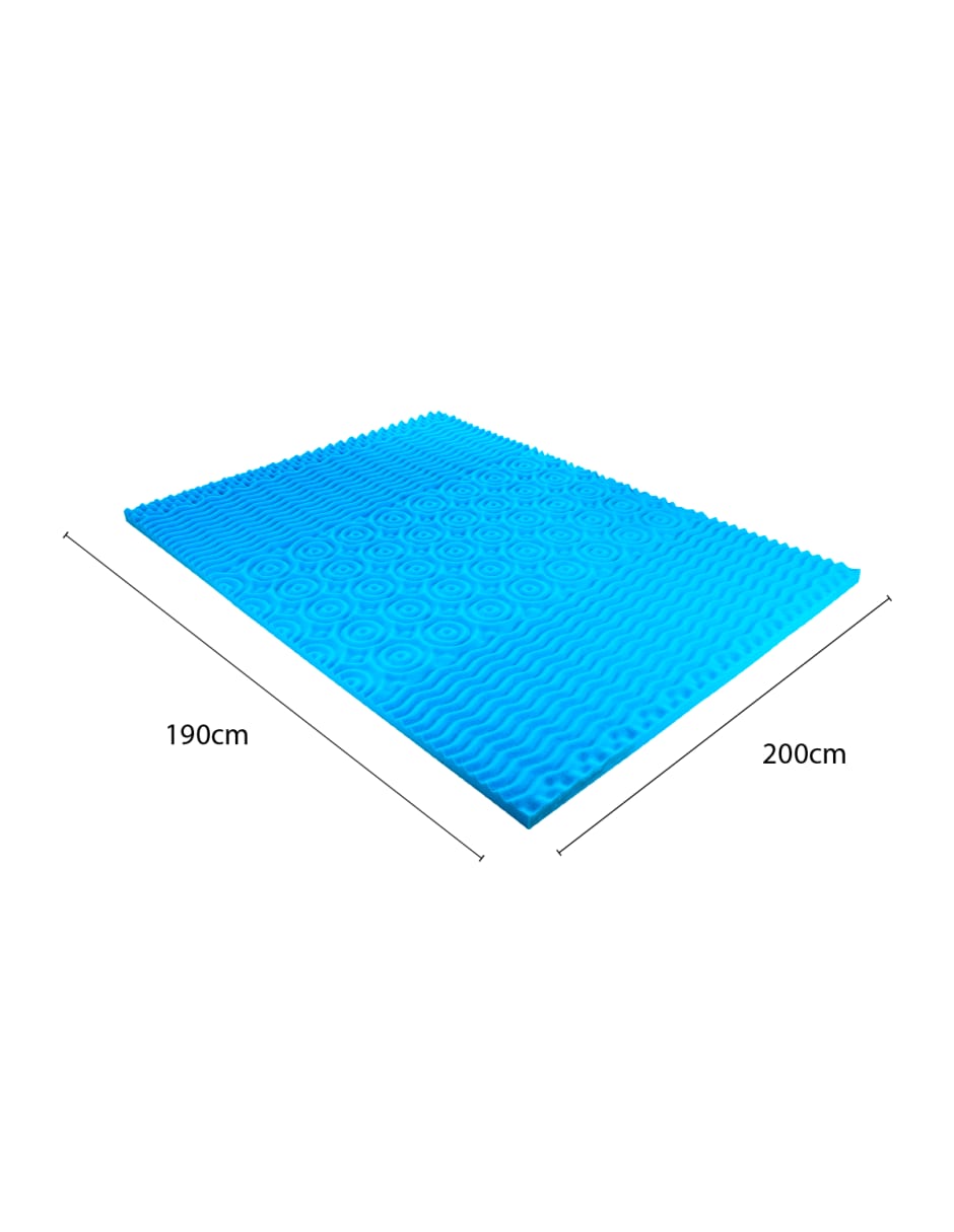 Foto 9 pulgar | Colchoneta De Memory Foam King Size Con Infusión Gel Atlas