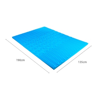 Foto 6 | Colchoneta De Memory Foam Matrimonial Con Infusión Gel Atlas