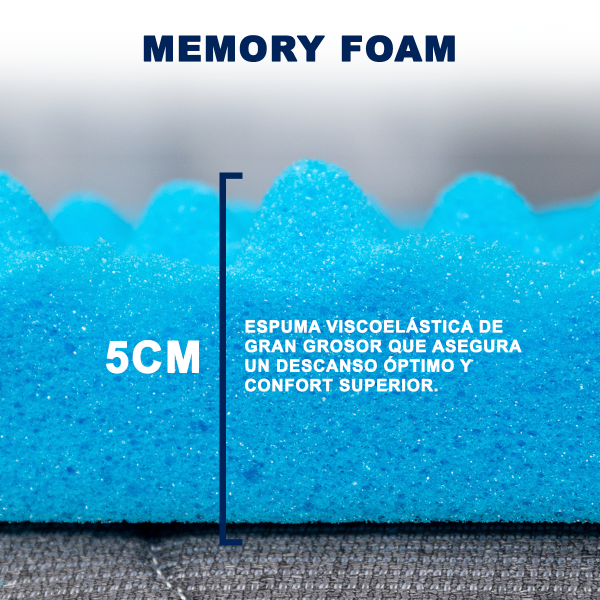 Foto 6 pulgar | Colchoneta De Memory Foam Individual Con Infusión Gel Atlas