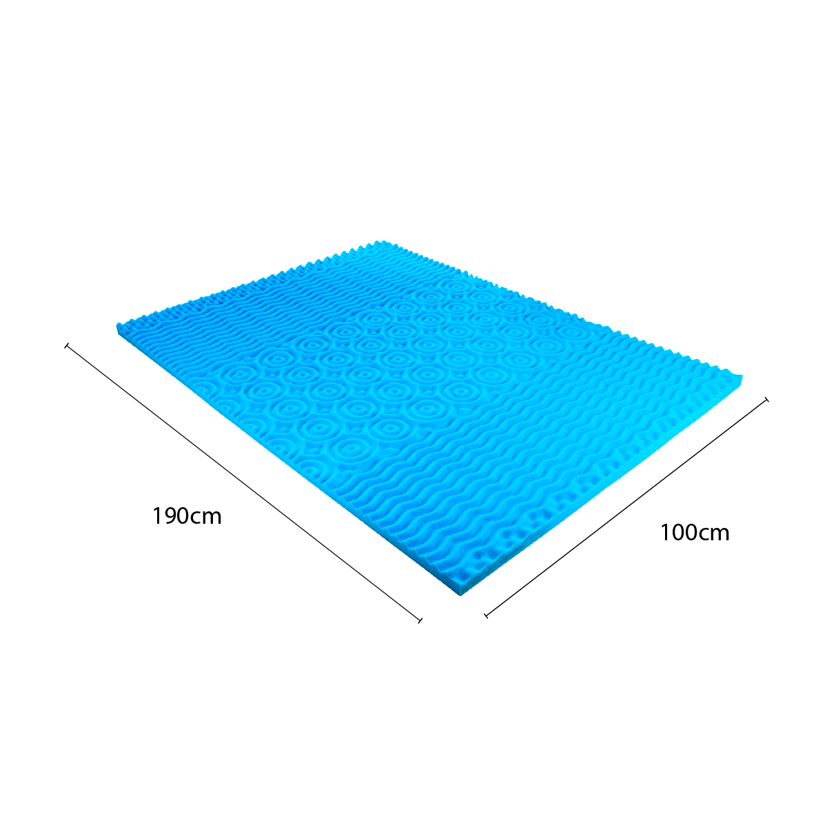 Foto 7 pulgar | Colchoneta De Memory Foam Individual Con Infusión Gel Atlas