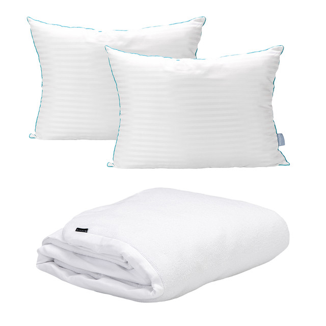 Foto 2 pulgar | Cloud Royal Twin Matrimonial Protector Cloud + Almohada Royal Twin Blanca