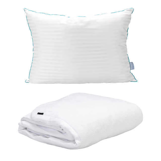 Foto 2 pulgar | Cloud Royal Individual Protector Cloud + Almohada Royal Hipoalergénico Blanca