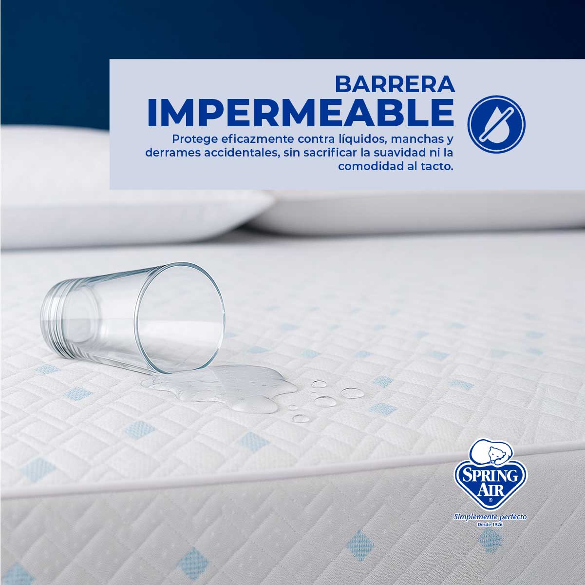 Foto 7 pulgar | Cubre Colchón Queen Size Cool Sleep. Impermeable E Hipoalergénico, Transpirable Y Fresco