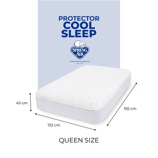 Foto 7 | Cubre Colchón Queen Size Cool Sleep. Impermeable E Hipoalergénico, Transpirable Y Fresco