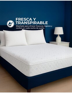 Foto 1 | Cubre Colchon Individual Cool Sleep. Impermeable E Hipoalergénico, Transpirable Y Fresco