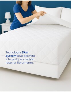 Foto 1 | Cubre Colchón Atlas Del Descanso Individual