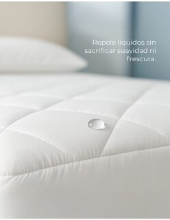 Foto 4 | Cubre Colchón Matrimonial Dream Top, Extra Confort Tecnología Skin System. Impermeable, Hipoalergénica Y Transpirable