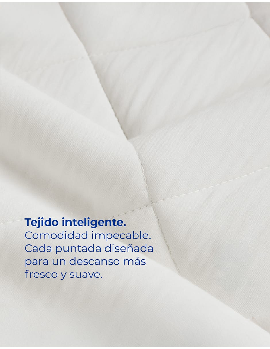 Foto 5 | Cubre Colchón Matrimonial Dream Top, Extra Confort Tecnología Skin System. Impermeable, Hipoalergénica Y Transpirable