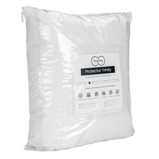 Foto 6 | Protector Trinity Color Blanco Matrimonial + 2 Almohadas Trinity