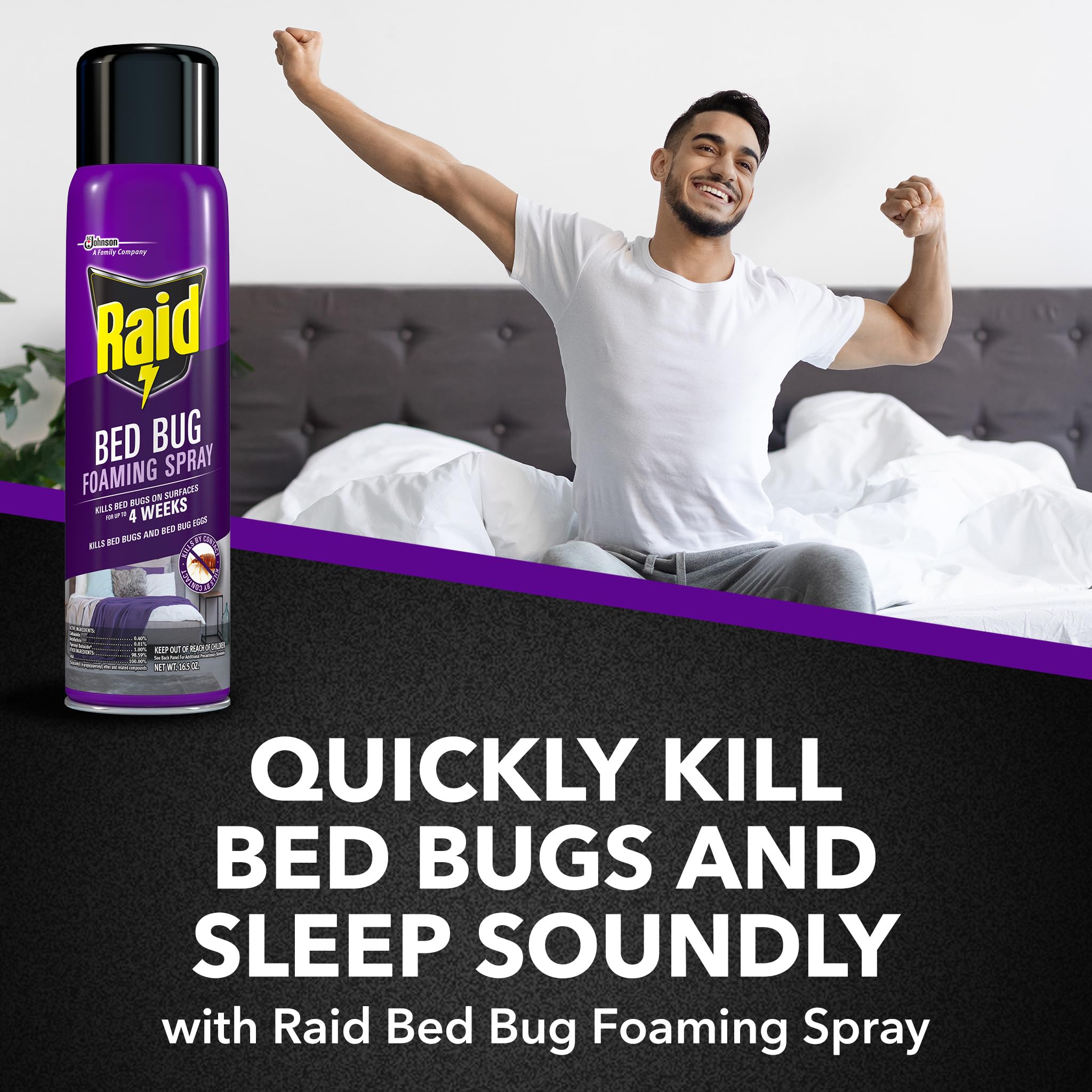 Foto 8 pulgar | Espray Espumoso Para Chinches Insecticide Raid  490 Ml  Para Uso En Interiores - Venta Internacional.