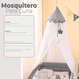 Foto 3 | Mosquitero Para Cuna Corral De Bebé Coolbaby Dosel Cuna 360