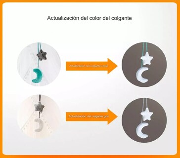 Foto 8 | Mosquitero Para Cuna Corral De Bebé Coolbaby Dosel Cuna 360 Verde