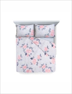 Foto 1 | Set De Edredón Reversible Ind Floral