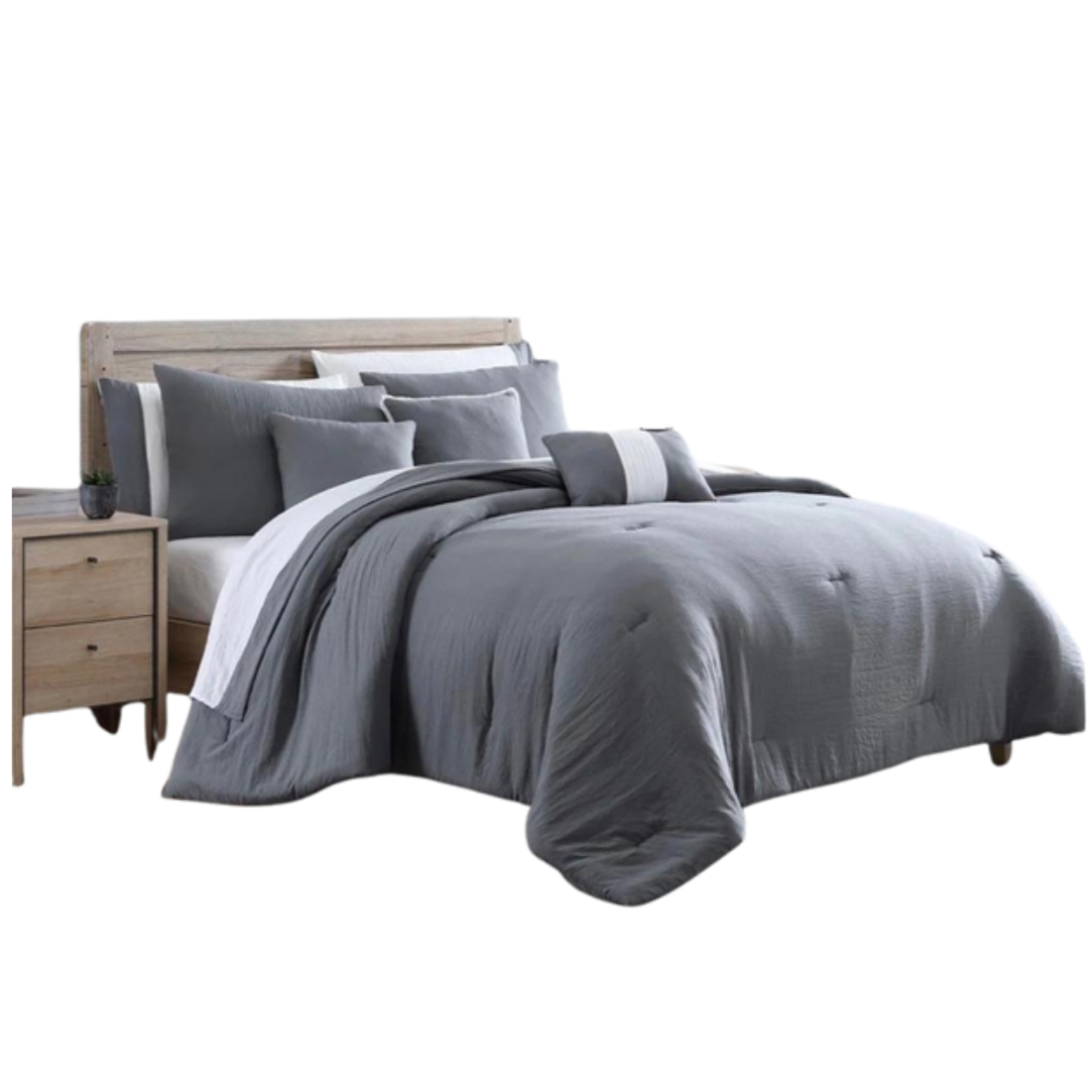 Edredon B.Kind & Beyond Queen Size color Gris