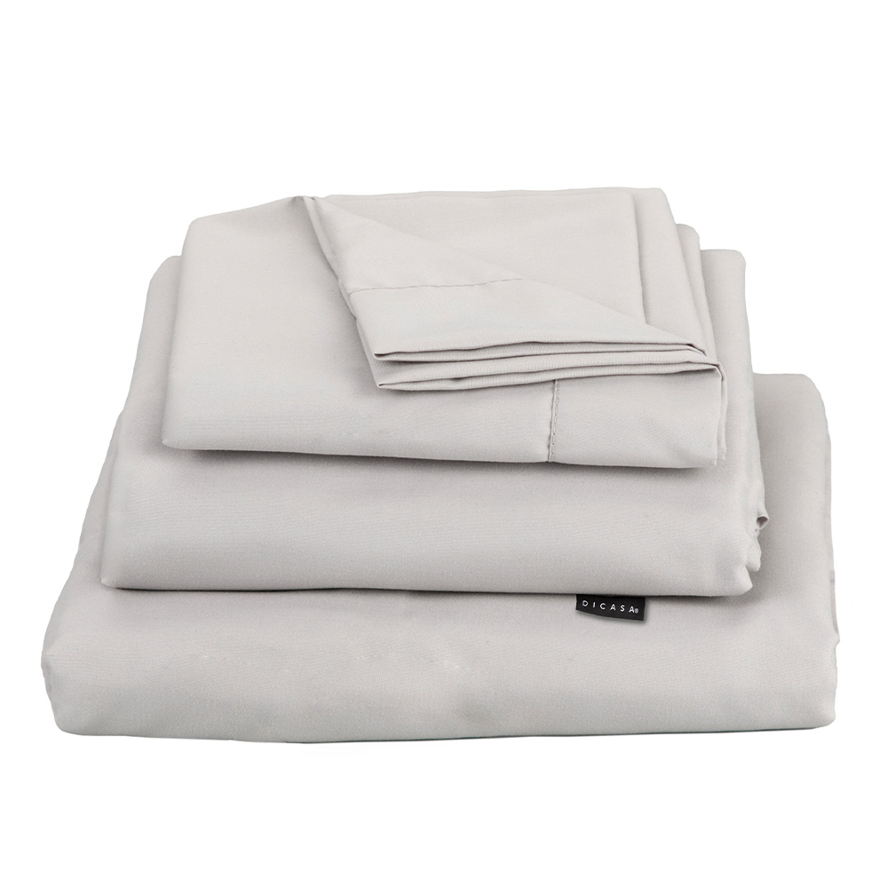 Foto 4 | Set Edredón Dicasa Homy Color Azul King Size + Sábanas Softy Gris Perla + Protector + Almohada 2 pack