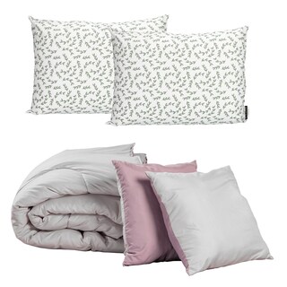 Foto 1 | Edredón Dicasa Couzy Dos Vistas color Lila King Size + 2 Almohadas
