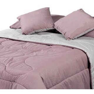 Foto 6 | Edredón Dicasa Couzy Dos Vistas color Lila King Size + 2 Almohadas