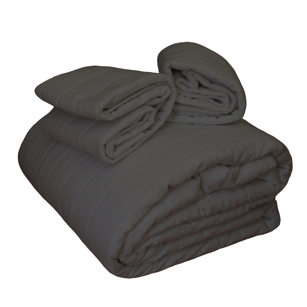 Edredón Ligero Individual Rebeca Koala Microfibra color Gris