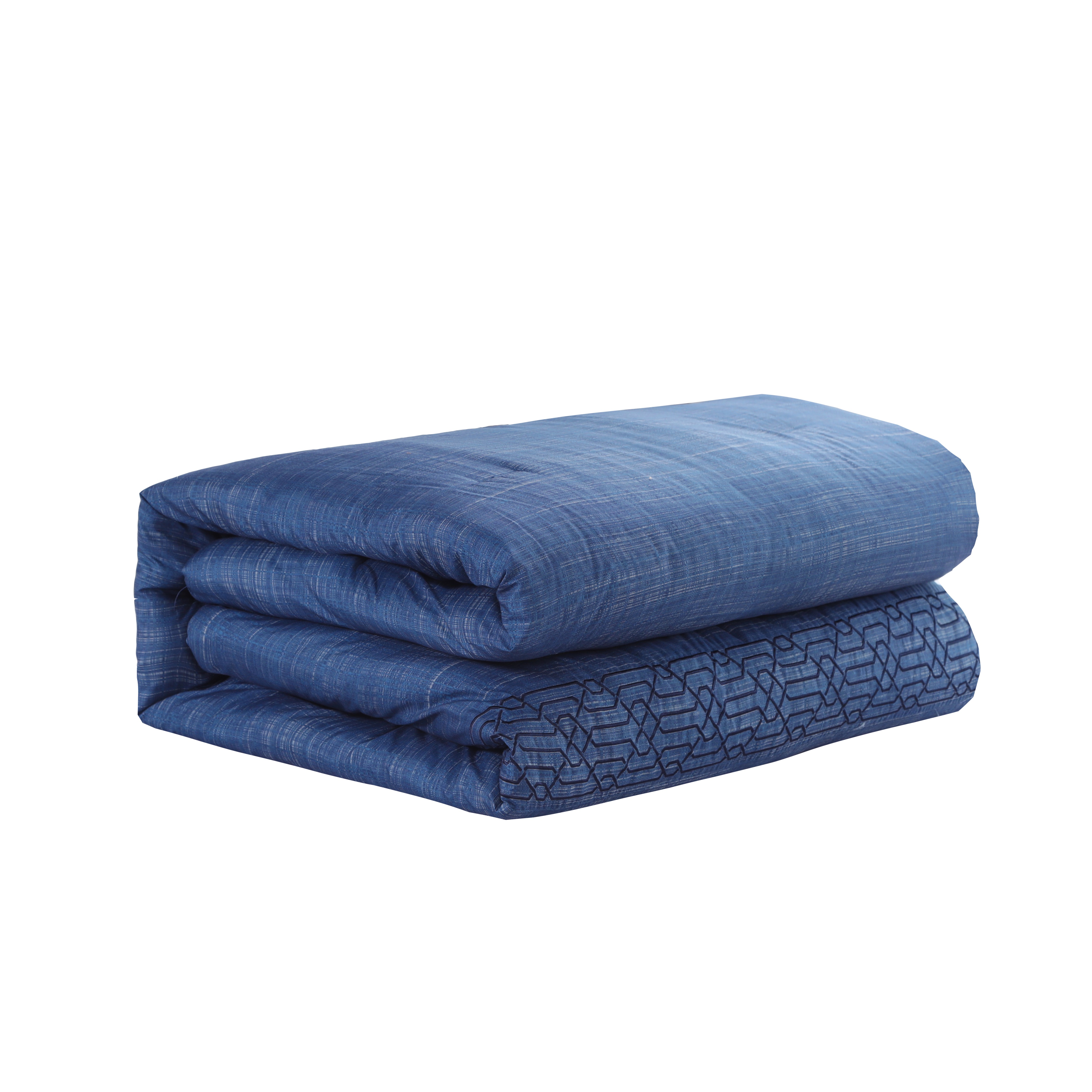 Foto 2 | Juego De Edredón King 6 Pzas Norwich Color Azul Incluye Fundas De Almohada Y Cojines Linea Marie Claire