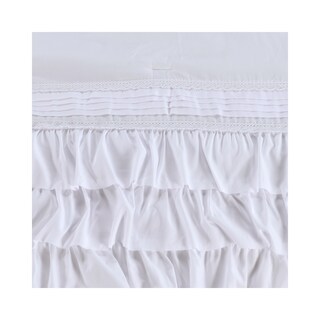 Foto 7 | Juego De Edredón King 5 Pzas Chloe Color Blanco Incluye Fundas De Almohada Y Cojines Linea Marie Claire