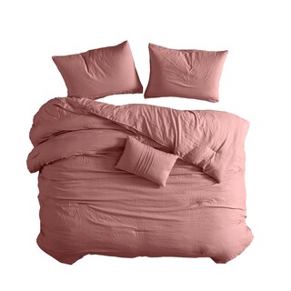 Foto 1 | Juego De Edredón Matrimonial/queen 3 Pzas Beck Color Rosa Incluye Fundas De Almohada Linea Marie Claire