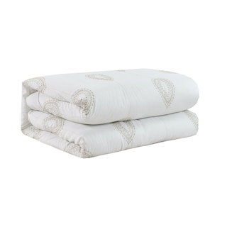 Foto 3 | Juego De Edredón Individual 4 pzas Phoebe Color Blanco Fundas de Almohada y Cojines Linea MARIE CLAIRE