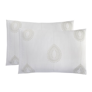 Foto 4 | Juego De Edredón Individual 4 pzas Phoebe Color Blanco Fundas de Almohada y Cojines Linea MARIE CLAIRE