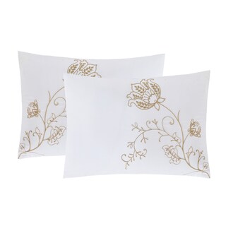 Foto 4 | Juego De Edredón King 5 Pzas Willow Color Blanco Incluye Fundas De Almohada Y Cojines Linea Marie Claire