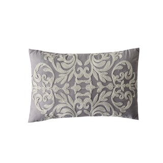 Foto 5 | Juego De Edredón Individual 4 Pzas Phoebe Color Gris Fundas De Almohada Y Cojines Linea Marie Claire