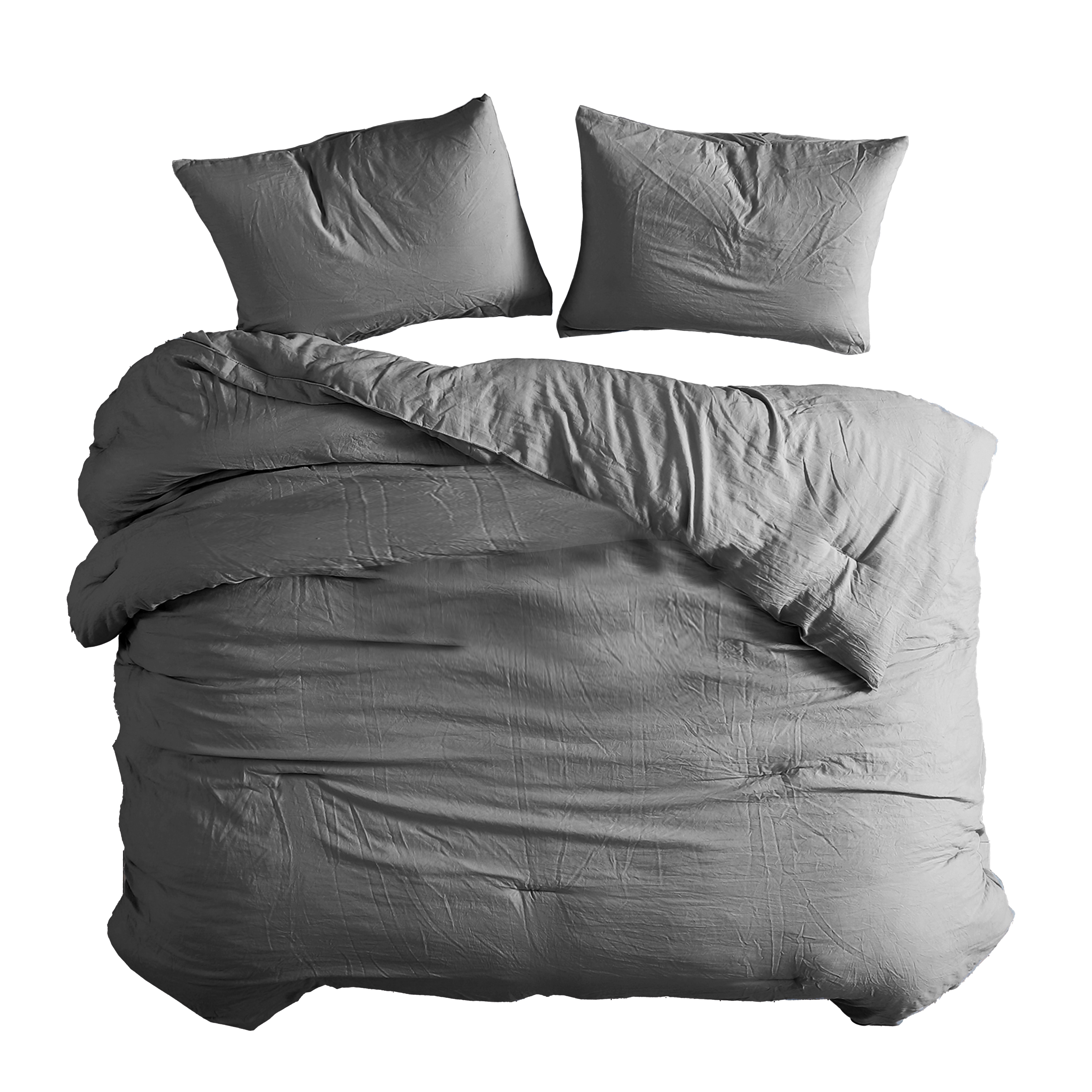 Foto 1 | Juego De Edredón Individual 2 Pzas Beck Color Gris Incluye Fundas De Almohada Linea Marie Claire