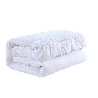 Foto 3 | Juego De Edredón Matrimonial/queen 5 Pzas Chloe Color Blanco Incluye Fundas De Almohada Y Cojines Linea Marie Claire