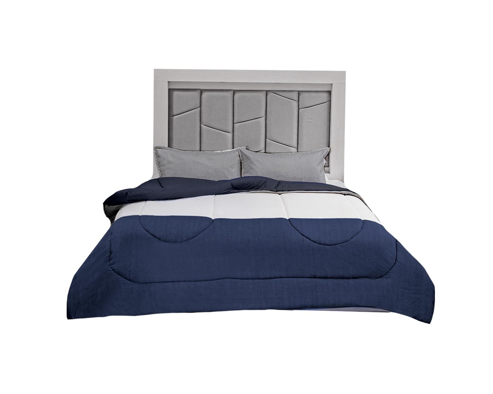 Set Edredón Polo One Dion Liso 100% Poliéster Tamaño Matrimonial Queen $1,369