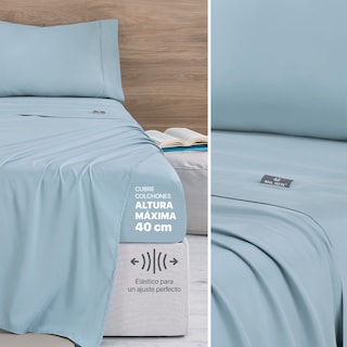 Foto 5 | Set De Edredón Ligero Con Fundas De Almohada Y Set De Sábanas, Real Textil Matrimonial Brianna Doble Vista