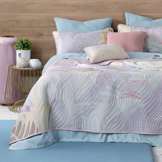 Foto 7 | Set De Edredón Ligero Con Fundas De Almohada Y Set De Sábanas, Real Textil Matrimonial Brianna Doble Vista