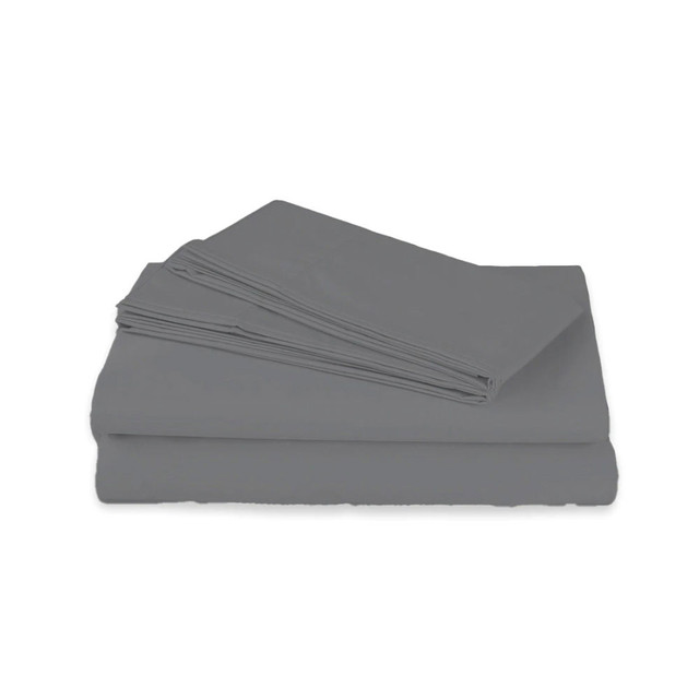 Foto 5 pulgar | Set De Edredon Doble Vista Negro-gris + Sabanas Basic Gris + Protector Ultra + Almohada Osos 2 King Size