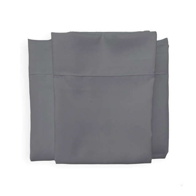 Foto 5 | Set De Edredon Doble Vista Negro-gris + Sabanas Basic Gris + Protector Ultra + Almohada Osos 2 King Size