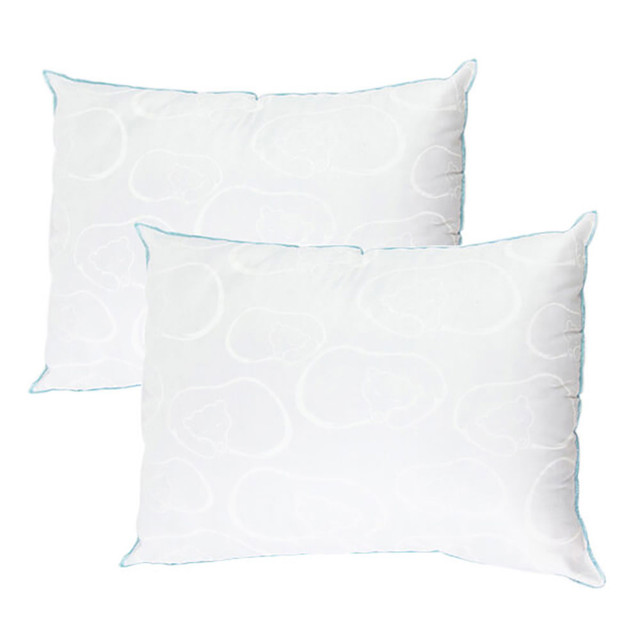 Foto 8 | Set De Edredon Doble Vista Negro-gris + Sabanas Basic Gris + Protector Ultra + Almohada Osos 2 Queen Size