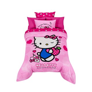 Foto 1 | Set De Edredón Microfibra Matrimonial Hello Kitty Apple