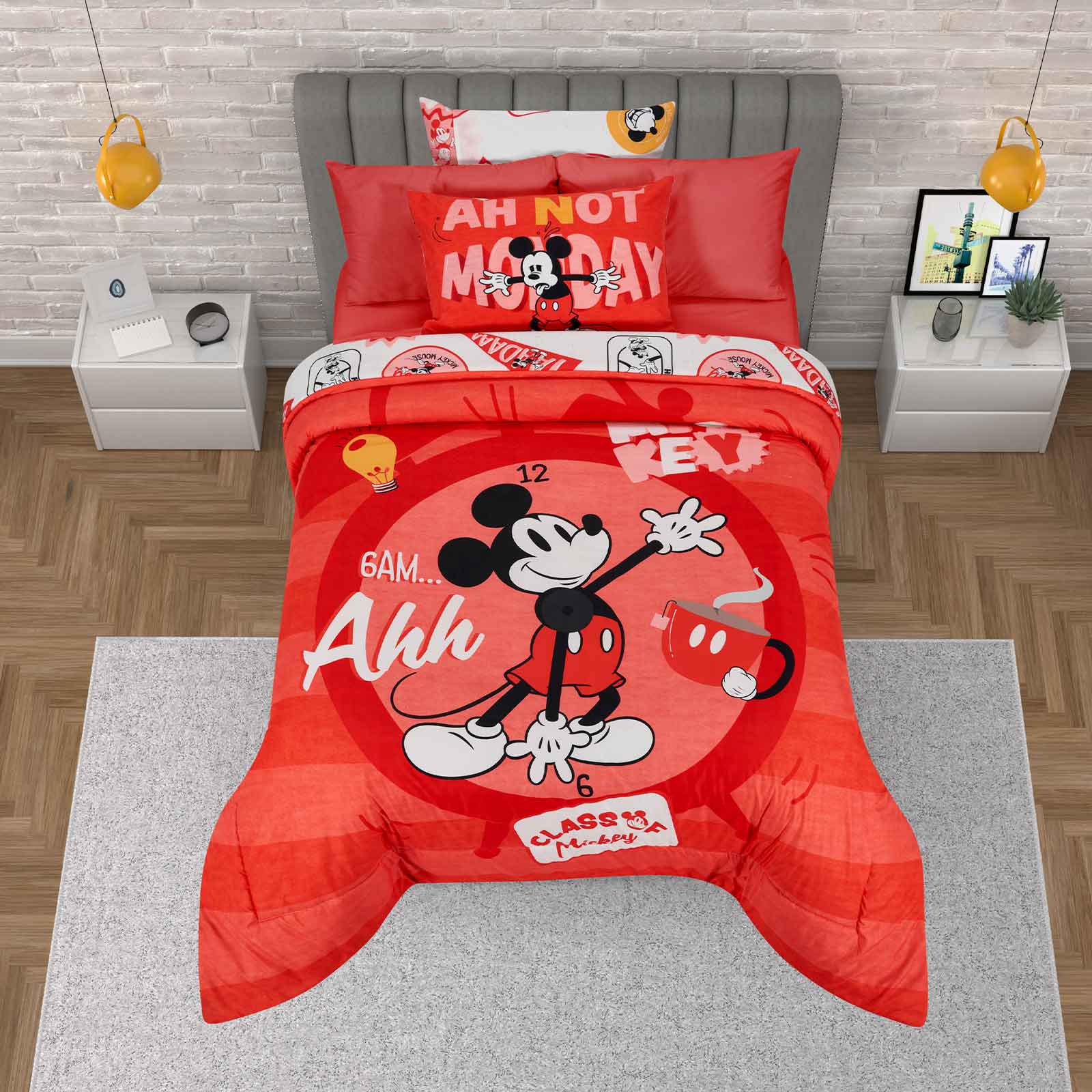 Foto 4 | Set De Edredón Microfibra Matrimonial Mickey Monday