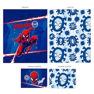Foto 7 | Set De Edredón Microfibra Matrimonial Spider Man Máscara