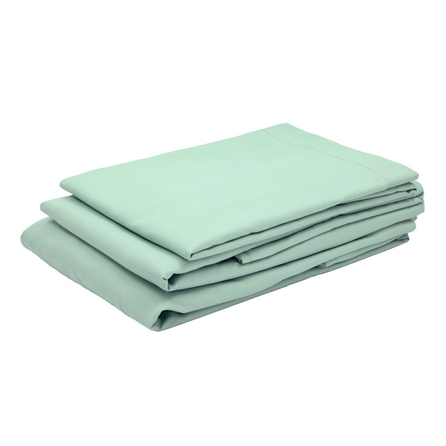 Foto 7 pulgar | Set De Edredon Doble Vista Rosa-menta+ Protector Ultra + Sabanas Softy Menta + Almohada 2-pack King Size
