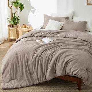 Foto 1 | Juego de Edredón Bedsure King Size Caqui 3 Piezas - Venta Internacional